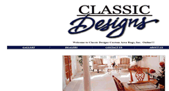 Desktop Screenshot of classicdesignsrugs.com